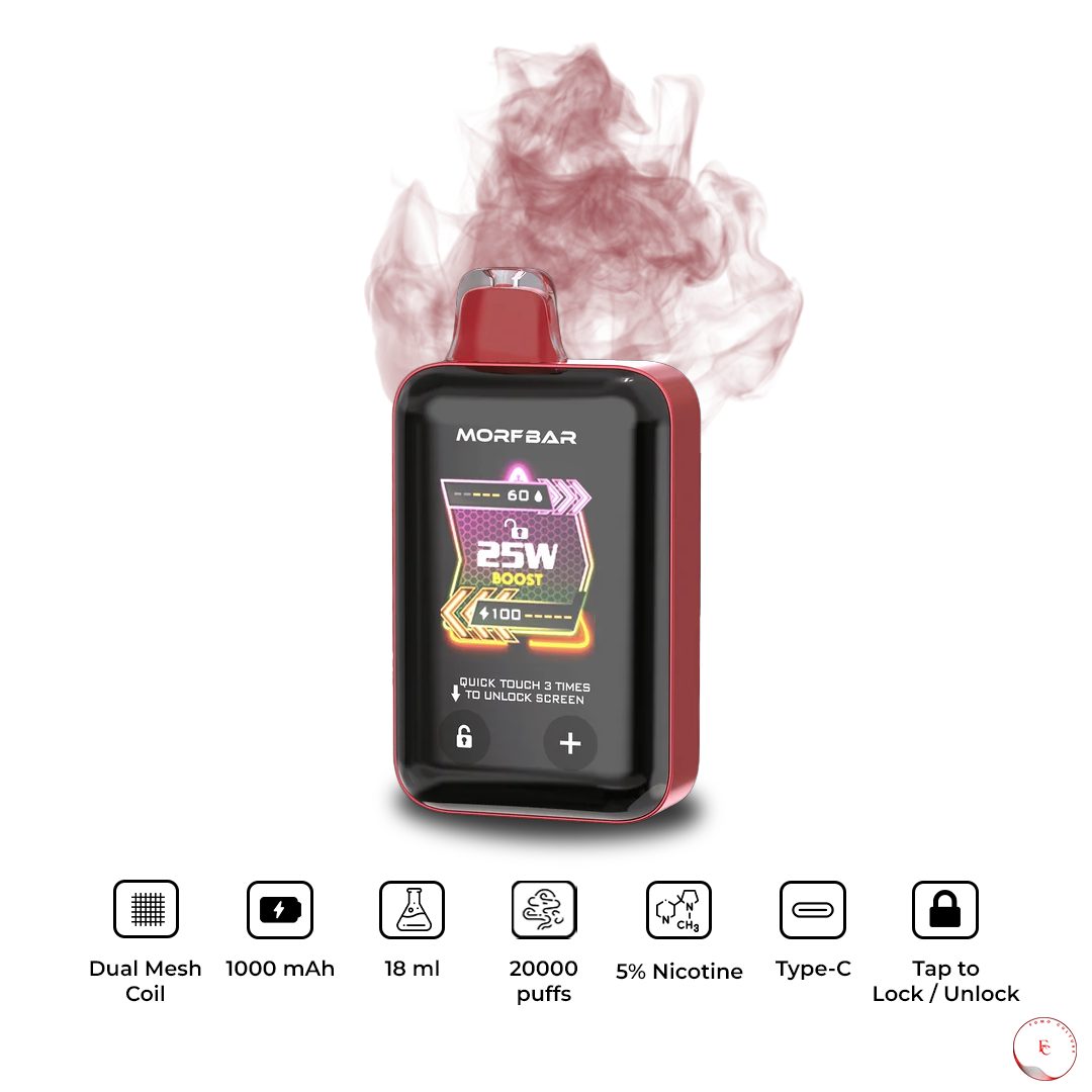 Morf Bar Touch 20000 Disposable Vape - Red